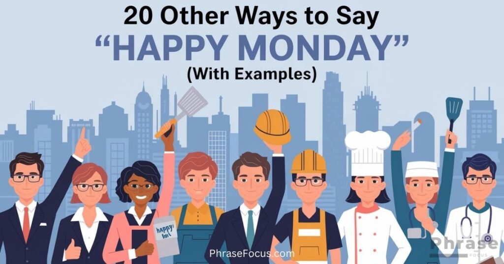 20 ways to say Happy Monday