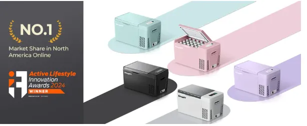 Drive, Chill, Repeat BougeRV 12V Car Fridge for Travel