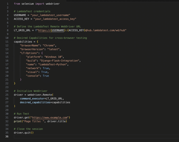 Cloud Testing With Python Frameworks