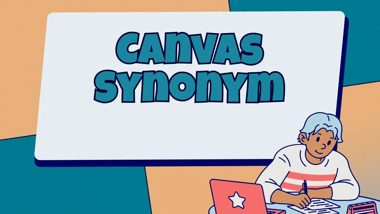 Canvas Synonym