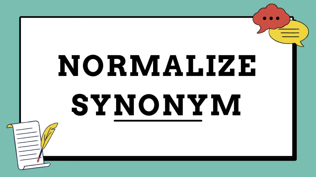 Normalize Synonym