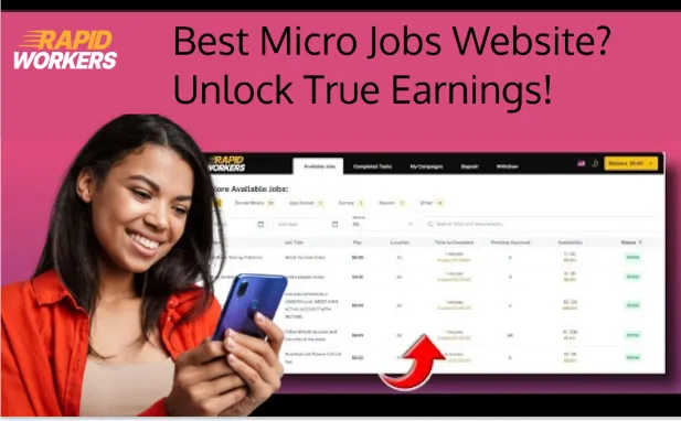 Best Micro Jobs Sites for 2025 Top Picks Including Rapidworkers.io